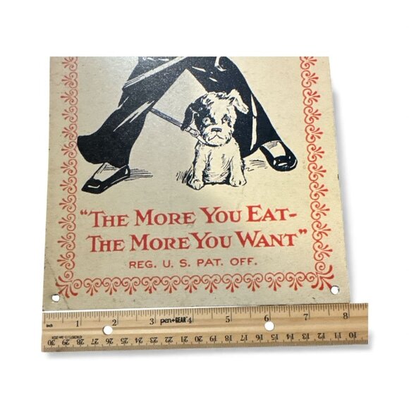 Vintage Cracker Jack Tin Sign Advertising Americas Famous Confection Decorative - Picture 9 of 9